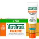 TheraBreath Deep Clean Toothpaste, Kills 99.9% of Germs That Cause Bad Breath, Gingivitis & Plaque (1), Gentle Teeth Whitening with Fluoride for Anticavity Protection, Fresh Mint, 4 Oz, 1 Pack