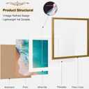 Vintage 20x20 Frame, Antique Gold Photo Frames with Plexiglass Front,Ornate Square 20x20 Picture Frame Display 16x16 with Mat or 20 x 20 Frame Without, Wall Décor,1 Pack,Green