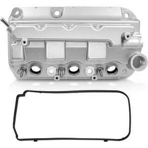 Aspaton 264491 Aluminum Front Engine Valve Cover Compatible with 3.5L Oddyssey Accord Pilot Ridgeline Crosstour 20082017 12310R70A00 12310R70A10