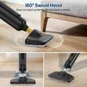 NEWBULIG Steam Mop for Hardwood/Tile/Carpet, Lightweight Steamer Cleaner for Floor Cleaning, 16.4 FT Cord and 2 Washable Pads