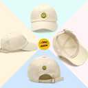 SONMONY Smile Face Toddler Baseball Cap Boy Baseball Hats Kids Washed Funny Hats Adjustable Cute Caps for 3-12 Years