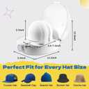 Hat Cleaner, Automatic Hat Steamer Shaper, Cap Care Machine Cleaner, Steam Cleaning & Ironing and Fast Drying for Baseball Caps, Bucket Hats, Felt Hats