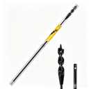 9 x HUAALIUCHE 48" Flexible Installer Drill Bit for Pulling Wires in Walls, Ceilings, and Sidewalks, 9/16" Auger with Screw Point & Fish Eye, 3/16" 3-Flat Shank for Wood & Conduits