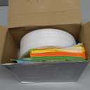 Faccito 20 Set Cupcake Decorating Plates with Napkins for Art Paint Party Paint Tray Palettes for Birthday Party Supplies