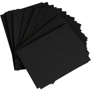 Large Black Construction Paper 18x24 Craft Paper for Drawing Poster DIY Art Project Medium Weight 100 Sheets