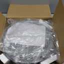 Snughome Lazy Susan Spice Rack, 2 Tier Rotating Spice Rack, Wood Lazy Susan Organizer for Cabinet, Black Kitchen Counter Shelf, 10.2" x 10.2" x 10.4"