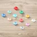 2 x rhinocats Colorful Fridge MagnetsCute Acrylic Mosaic Refrigerator Magnets for Office Kitchen Locker, 24 Pack of 12 Colors, Strong Holding Power