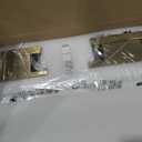 Alabaster Wall Sconce, Modern Sconces Wall Decor Set of 2 Gold, 19.7 in-2Pack