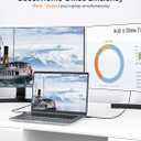 CableCreation USB C to HDMI Cable 6FT Male to Male, Thunderbolt 3/4 Compatible for Home Office, 4K High Speed for Galaxy S24/S24 Ultra/S24+/MacBook Pro/Air/M1,iPad Pro and More - Black