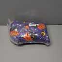 Funny Blanket Cat Pumpkin Throws for Kids Adults Pumpkin Cat Home Decor Gifts Flannel Blanket 40"x50" (Purple-hl1)