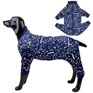 D.E.E Dog Shirt for Large Dogs Summer Dog Clothes Lightweight Tank Top Female Big (ZipGalaxyDark, 2XL)