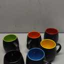 20oz ceramic Coffee Mug Sets Matte Black Porcelain Mug Multiple colors Cups for Coffee, Tea, Juice, Cocoa Set of 6 (20oz) (18oz)