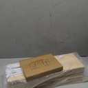 WOPITUES Wood Floating Shelves Set of 6, Shelves for Wall Decor, Farmhouse Shelf for Bedroom, Bathroom Storage Shelves, Book Shelves for Living Room - Rustic Brown (16.5 Inch)