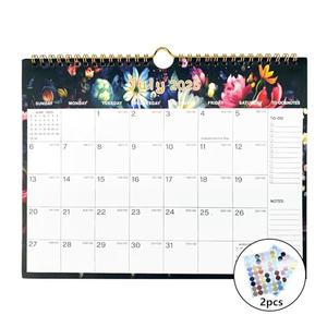 Calendar 2025-2026 - Durable Thick Paper, Includes July 2025 to December 2026, 11 x 8.5 Inches for Home & Office Planning With Holiday Marking Stickers (B) Pack of 3