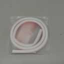 39" Side Open One Cord Hider (<1/4") for Wall Mounted Tv,Silicone Flexible Cable Cover to Hide Conceal Cords Along Wall,Wire Raceway Management Cable Concealer Channel,Electric Cord Organizer,White