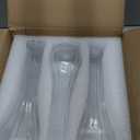 Glass Bud Vases for Centerpieces, 6 Pack Clear Small Flower Vases for Wedding Decorations and Indoor Home Decor, Hurricane Candle Holder for Table Shelf, Party