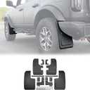 Mud Flaps for 2021-2025 2026 Ford Bronco 2/4-Door, No Drill Splash Guards Front & Rear Truck Mud Guards with Hardware Accessories Mudflaps Set 4pcs (NOT for Sport)