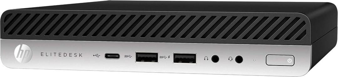 HP EliteDesk 800 G4 Desktop Mini PC, Intel Six Core i5 8500T 2.1Ghz, 32GB DDR4 RAM, 512GB NVMe M.2 SSD, WiFi, USB Type C, Windows 11 Pro