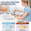 Hand Massager with Heat and Compression, 6 Modes 6 Intensities 3 Heating Options Hand Massager for Arthritis and Carpal Tunnel Relief with Cooling Fan & Touchscreen & Palm Roller, Gifts for Women Men