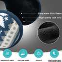 Venswell Knit Ear Muffs for Winter Women Men Soft Earmuffs Cold Weather Fleece Ear Warmers Cover Foldable & Adjustable