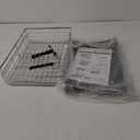 GAXmi Dish Drying Rack Over The Sink Drainer with Drainboard Utensil Holder, 1-Tier Grey (Gray)
