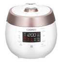 Cuckoo CRP-RT0609FW 6 cup Twin Pressure Plate Rice Cooker & Warmer with High Heat, GABA, Mixed, Scorched, Turbo, Porridge, Baby Food, Steam (Hi/Non Press.) and more, Made in Korea (White)