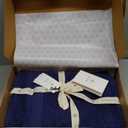 BIOWEAVES 100% Organic Cotton Bath Sheet Set of 2 | Soft Oversized Bath Towels | 700 GSM Premium Bath Towel Sheet Set GOTS Certified - Navy Blue