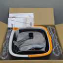 Mop and Bucket Set, Spin Mop with Separate Dirty Water System, Deep-Cleaning Mops for Floors, Versatile Mops for Walls (4 Pad)