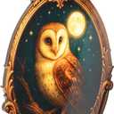 3 x Funny Christmas Ornaments 2026 - Owl Gifts - Book Lover Gift for Women, Christmas, Birthday, White Elephant Gift - Xmas Tree Funny Decoration Gifts for Friends, cowoker, Men, Women
