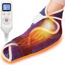 CAMECO 1 Pack Foot Ankle Heating Pad for Neuropathy Pain Relief, 86-158 Electric Heated Foot Warmer for Achilles Tendinitis & Plantar Fasciitis, Under Desk Heat Therapy Wrap Booties for Women Men