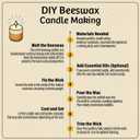 Beeswax Pellets for Candle Making 5lb/10lb/20lb Natural Beeswax for Candles, Lip Balms, and Skincare White Beeswax for DIY Projects Ideal for Beginners and Experts20lb