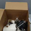 Ganiza Juicer Machines, Cold Press Juicer with Large Feed Chute for Whole Fruits & Vegetables, Slow Masticating juicers with 3 Replace Filters for Batch Juicing, Easy to Clean, BPA Free (White)