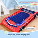 joyson Blow up Mattress Kids, Extra Large Kids Air Mattress with Electric Pump, Portable Toddler Inflatable Mattress for Home, Sleepovers, Camping, Travel