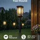 Tenmiro-Solar-Pathway-Lights-Outdoor-8-Pack-LED-Solar-Powered-Garden-Lights-Waterproof-IP65-Auto-On/Off-Outdoor-Light-for-Yard-Lawn-Patio-Path-Walkway-Driveway-Landscape-Lighting-Decor-3000K