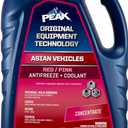 PEAK OET Extended Life Red/Pink Concentrate Antifreeze/Coolant for Asian Vehicles, 1 Gal.
