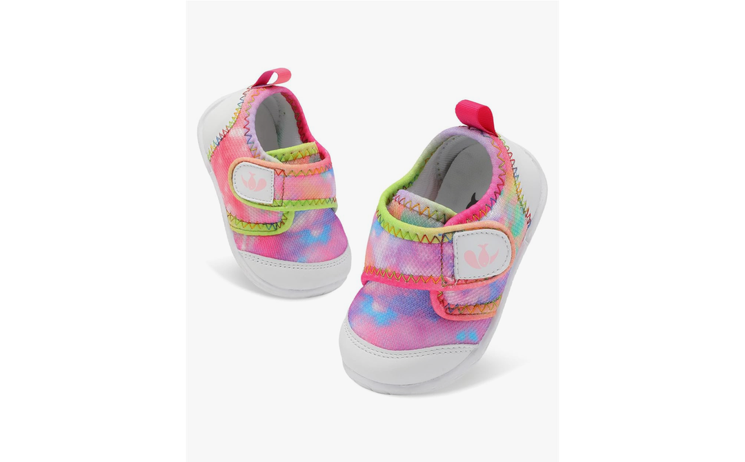 FEETCITY Baby First Walking Shoes Boys Girls Infant Sneakers Crib Shoes Breathable Lightweight Slip On Shoes