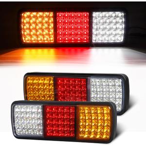 75 LED Truck Tail Light Bar, Turn Signal Running Brake Reverse LED Trailer Lights, Waterproof Taillight for Truck Boat Snowmobile Trailer Pickup RV Camper UTV UTE Vans