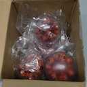 Shappy 12 Pcs Basketball Stress Relief Balls 2.36 Inch Acrylic Beads Fidget Stress Ball Sensory Toy Bulk Toy for Adults Asmr Therapy Toys for Gifts, Sport Party Favors (Orange,black)