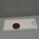 DK177 Diatomite Fast Drying Faucet Mat for Kitchen Sink, Water Absorbing Stone Tray, Faucet Splash Guard for Bathroom Counter, White, 23.6" x 4"