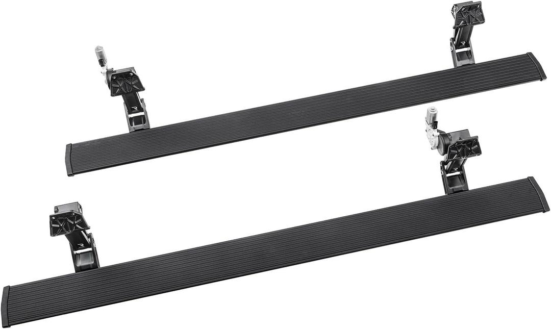 RealTruck AMP Research PowerStep Plug-N-Play Power Running Boards with LED Step Lights for 2018 - 2022 RAM 2500/3500 Diese - Electric Powerstep & Retractable Truck Steps, Black