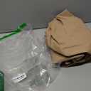 QH.HOME Fire Pit Cover Round-36" D X 24" H Inch Heavy Duty 900D Strong Tear-Resistant and UV Resistant and Waterproof and Fading Resistant Polyester Firepit Covers Round for Outdoor Fire Pit-Wheat