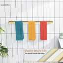KOKOSIRI Towel Bar Brushed Gold Bath Towel Holder 32 Inch Kitchen Towel Hanger Rack Stainless Steel Bathroom Hardware Wall Mounted, 1 Pack B4008BG-L32