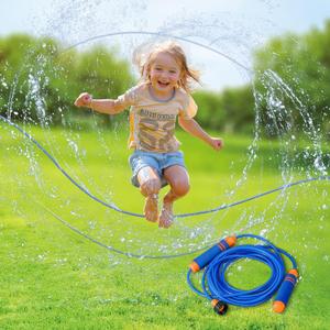Water Sprinkler for Kids, Water Spraying Jump Rope Toys Outdoor Play for Ages 5-7, 26.25FT Splash Rope with 12 Holes for Splashing Fun for Backyard & Outside, Summer Water Sprinkler Toy for Ages 4-8