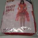 Spooktacular Creations Halloween Red Bride Costume Women, Red Gothic Wedding Dress Women for Halloween Party (Red, S)