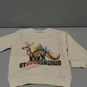 Douhoow Toddler Boy Easter Outfits Baby Boy Sweatshirts For The Chicks Seggosaurus Boys T-shirt Tops (Beige A, 18-24 Months)