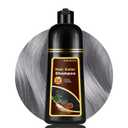 Silver Gray Hair Dye Shampoo, Instant Hair Color Shampoo, Colors in Minutes, Long Lasting Silver Hair Dye, Champu Para Canas