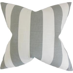 The Pillow Collection Acantha Stripes Throw Pillow Cover