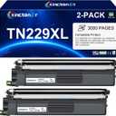 TN229XL Black Toner Cartridge High Yield Compatible Replacement for Brother TN229XL TN229XLBK TN229 Toner for Brother HL-L3280CDW MFC-L3780CDW MFC-L3720DW HL-L3300CDW HL-L3220CDW Printer (2 Pack)