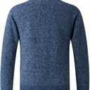 Msmsse Men's Cardigan Sweaters Full Zip Knitted Sweater for Men (M)