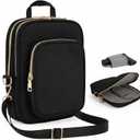 Soft Pistol Case,Cncealed Carry Purse for Women,Crossbody Gun Bag,Gun Case with Shoulder Strap for Shooting, Hunting,Target Sports (Black)